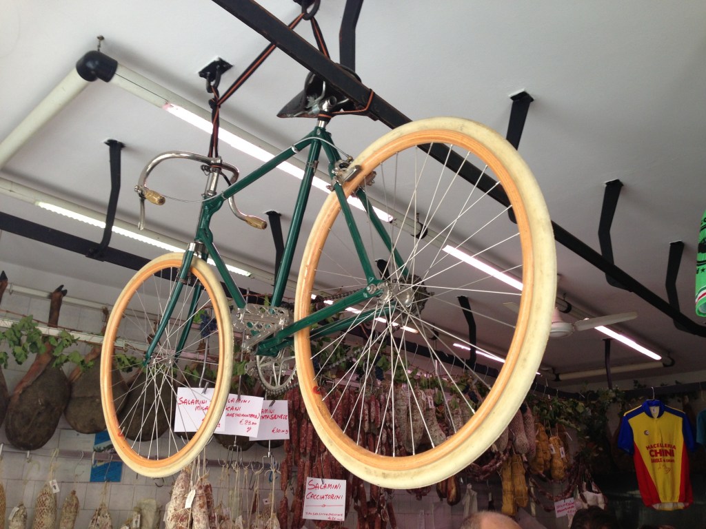 Quando si pedalava sul legno